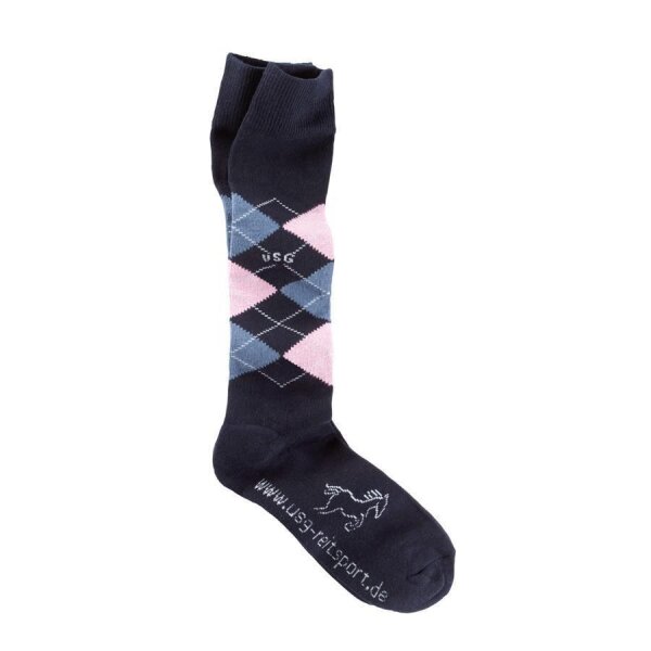 USG Orig.Sockies Gr.29-35 blau/natur/jeans/pink 29-35