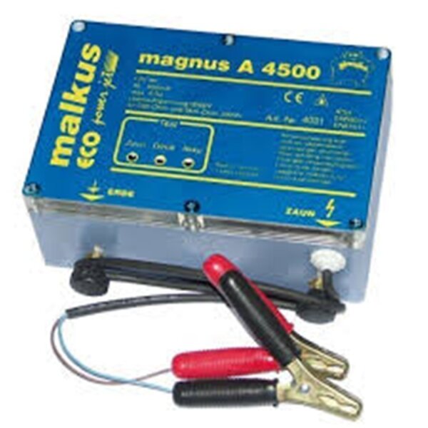 Elektrozaungerät 12 V Malkus  A 4500  für 12 V Autobatterie
