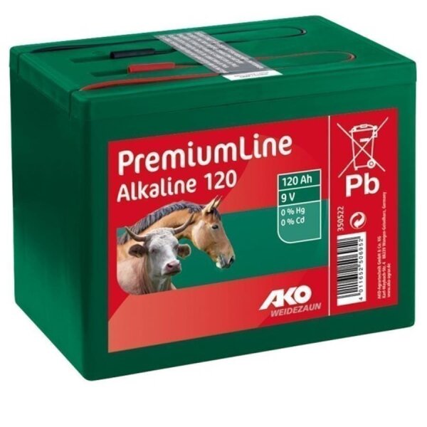 AKO Alkaline Trockenbatterie 9V/120 Ah
