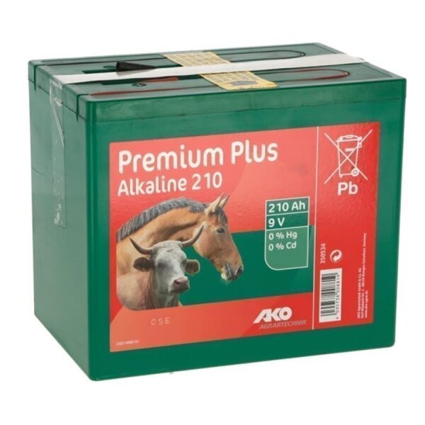 AKO Alkaline Trockenbatterie 9V/210 Ah