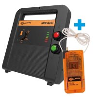 Gallagher Weidezaungerät MBS400 + Voltmessgerät