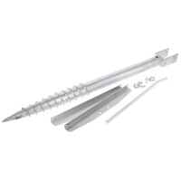 Spiral-Erd-/Halteanker zu vielen Solarpanels