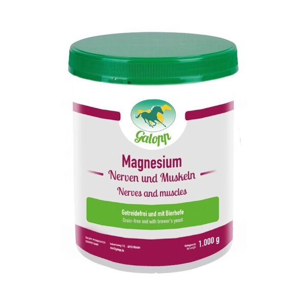 Galopp Magnesium getreidefrei