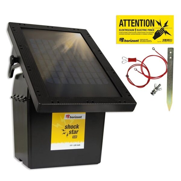 horizont Solar-Weidezaungerät shockstar S40