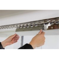 Einhängebllech für PVC-Streifenvorhang 300 mm